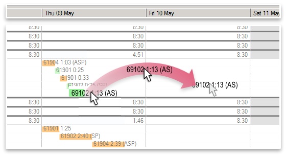 Drag & Drop Task to Reschedule